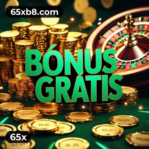 65x bônus — painel de promoções no aplicativo